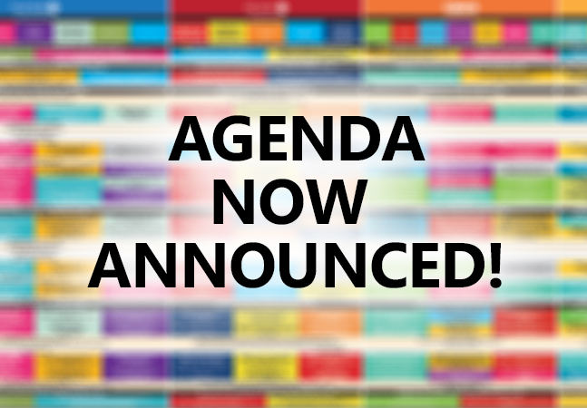 Agenda Now Announced